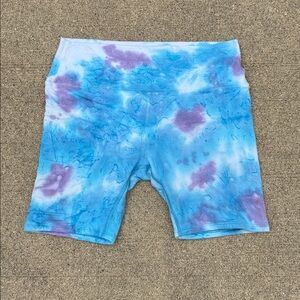 La Detresse Bike Shorts in Blueberry Mystic Tie Dye